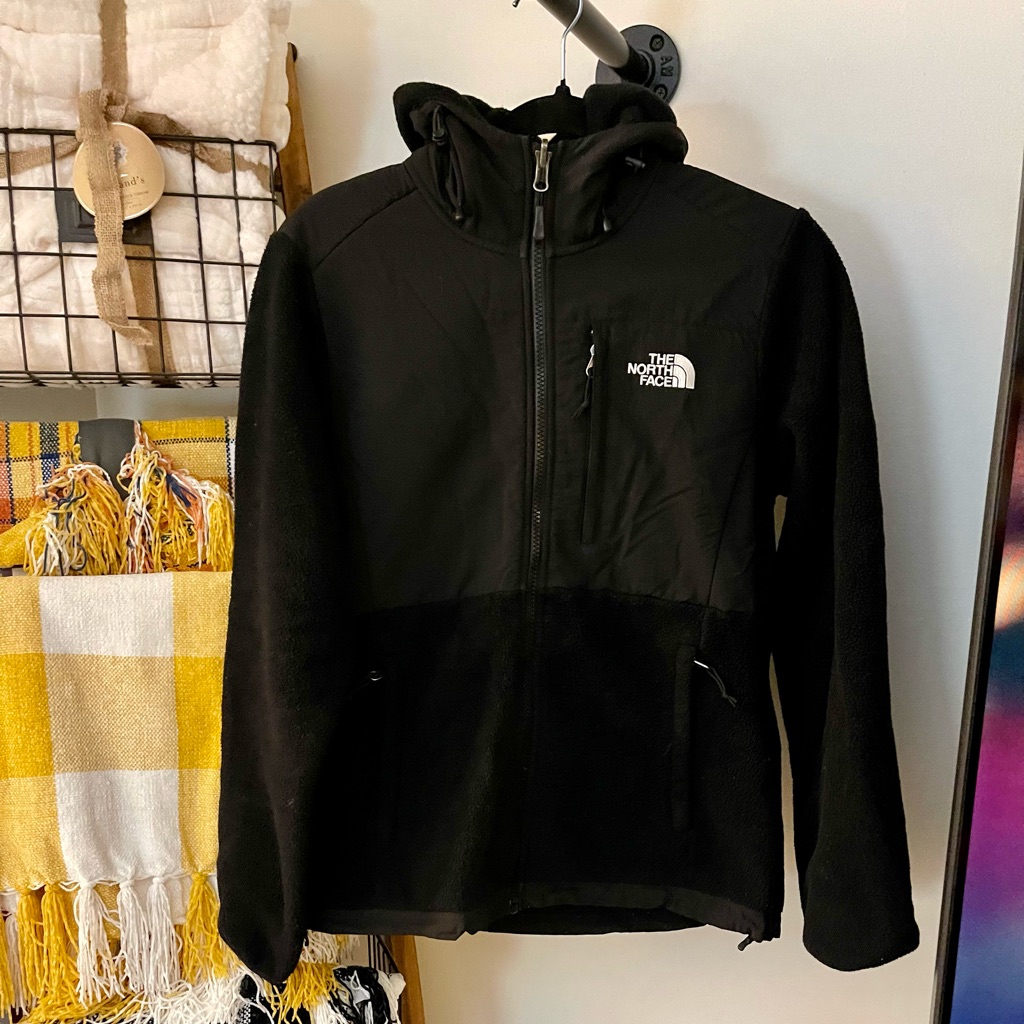 Black North Face Jacket With Hood Womens Size Small